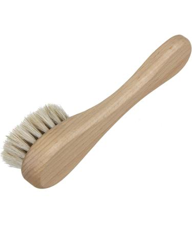 Starmann Face Brush Facial Cleansing Brush Dry Brush Made of Horse Hair Beech Wood Exfoliating Brush Peeling Cleaning - Buy Online on GoSupps.com
