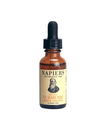 Napiers Organic Turmeric Root Tincture Drops - Alcohol Free - Herbal Supplement - 30ml