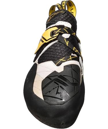 La Sportiva Men's Solution Rock Climbing Shoe 9 - White/Yellow - High-Performance Footwear - Buy Online on GoSupps.com