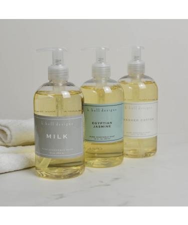 K. Hall Designs Coconut Vanilla Hand Soap | Natural Plant-Based Liquid Soap for Kitchen & Bathroom | 12 fl oz - Buy Online on GoSupps.com