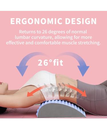 Refresh Neck and Back Stretcher - 2-in-1 Pain Relief & Relaxation | Versatile Yoga & Chiropractic Pillow - Blue - Buy Online on GoSupps.com