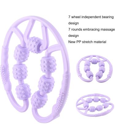 U-Shape Trigger Point Massage Roller - 7-Wheel Muscle Relief for Calves Legs & Arms | International Shipping Available - Buy Online on GoSupps.com