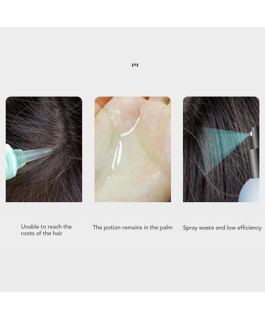 Applicateur pour Cuir Chevelu capacit 15 Ml Peigne de Traitement Transparent pour Cuir Chevelu Facile Nettoyer avec un Shampooing S rum (BLACK) - Buy Online on GoSupps.com