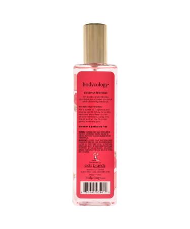 Bodycology Coconut Hibiscus Fragrance Mist for Women 8 Ounce 240 ml / 8 Ounce 8 Fl Oz (Pack of 1) - Buy Online on GoSupps.com