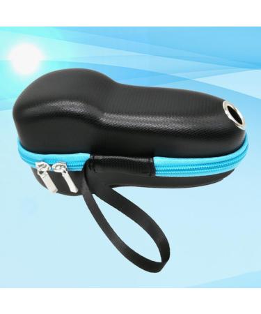 Frcolor Electric Shaver Travel Bag - Fabric Razor Case - Portable Storage Organizer - Digital Blue 18x8cm - Buy Online on GoSupps.com
