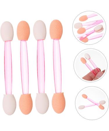 NOLITOY 100pcs Eye Shadow Stick Silicone Basting Brush Dual-ended Girl Pink Rubber Cotton Woman Lip Brush 7.5x0.5cm Pink - Buy Online on GoSupps.com