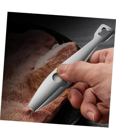 MAGICLULU 1pc Stainless Steel Pig Hair Clip Fish Bone Pincer Manual Tweezer Hair Tweezer Slant Tweezer Precision Tweezer Kitchen Supply Stainless Steel Tong Kitchen Plier with Slant Tip - Buy Online on GoSupps.com