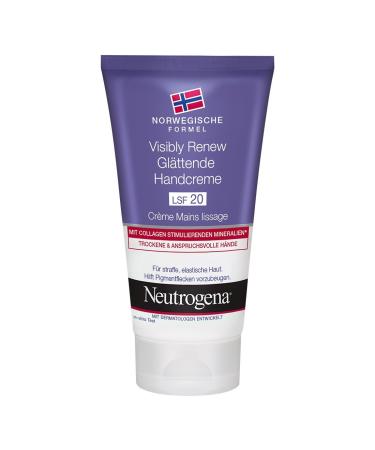 Neutrogena Visibly Renew Smoothing Hand Cream - 3 x 75 ml | Luxurious Moisturizer for Soft Hands | Buy Internationally Now - Buy Online on GoSupps.com