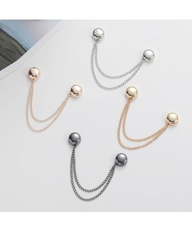 Multi-Function Magnetic Clothing Clips Multi-Purpose Magnetic Pinless Brooch for Women Clothes Hijab Pins Decorate Powerful Hijab Magnets with Chain (Rose Gold 1 Pair) Rose Gold 1 pair - Buy Online on GoSupps.com