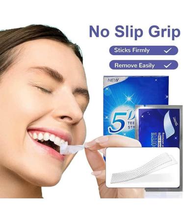 5D Teeth Whitening Strips | 28 Strips | Effective & Sensitive | Reduce Sensitivity | Teeth Whitener - Buy Online on GoSupps.com