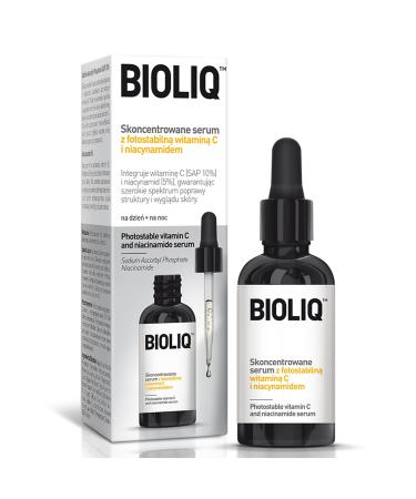 Pro Photostable Vitamin C and Niacinamide Serum: Potent Anti-Ageing Formula for Radiant and Supple Skin - Enhanced with Green Fruit Extract 10% SAP Concentration - Collagen Synthesis - 20ml