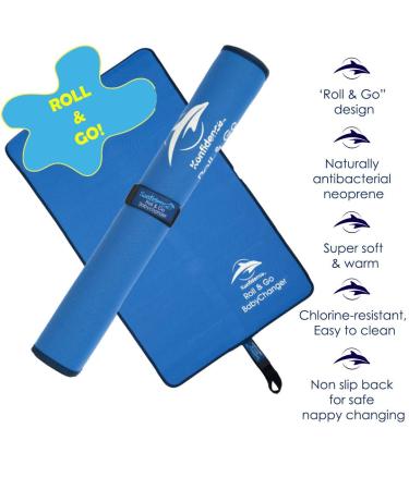 Konfidence Baby Roll & Go Changer - Fuchsia | Convenient Changing Mat for On-the-Go Baby Care - Buy Online on GoSupps.com