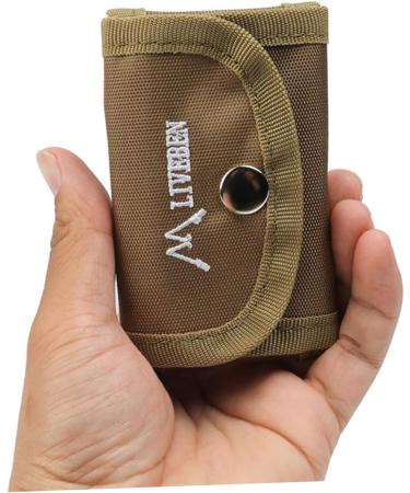 Buy Minkissy Portable Nail Razor Brush Organizer - Travel Beard Bearing Safety Double Blades Holder - Khaki - 11x7cm - Buy Online on GoSupps.com