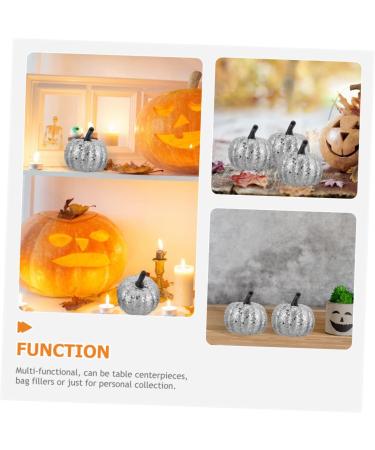 Alipis 20 Pcs Foam Pumpkin Halloween Party Decor Realistic Vegetables Decorative Foam Vegetables Pumpkin Decoration Mini Artificial Pumpkins Faux Pumpkin Craft Powder Silverx2pcs 5CMx2pcs - Buy Online on GoSupps.com