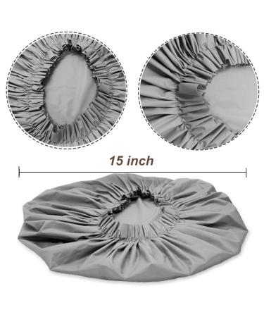 ELEBOX Large Shower Cap 3 Pack for Long Hair | Waterproof & Reusable Hair Caps for Women - X-Large Black Blue Gray - Buy Online on GoSupps.com