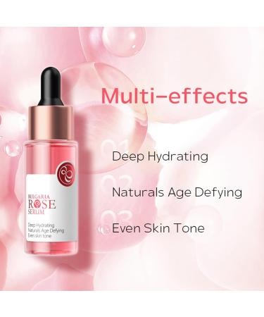 Linjinx Hydrating Rose Essence Moisturizer 30ml for Women Gentle Face Cream Fast Absorption Hypoallergenic Skin Care Pink One Size One Size Pink - Buy Online on GoSupps.com