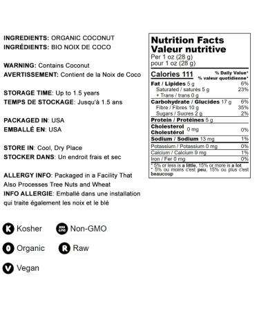 Organic Coconut Flour 2 Pounds - Non-GMO, Kosher, Raw, Vegan - Ideal for Baking - Unsweetened & Unrefined - Fine Powder, Bulk Packaging - Buy Online on GoSupps.com