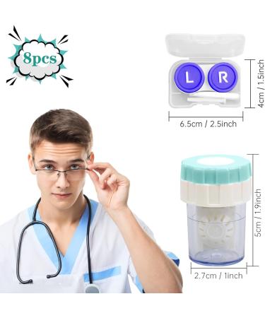 4-Piece Manual Contact Lens Cleaner Set with Portable Travel Cases | Essential Contact Lens Storage & Maintenance Solution - Buy Online on GoSupps.com