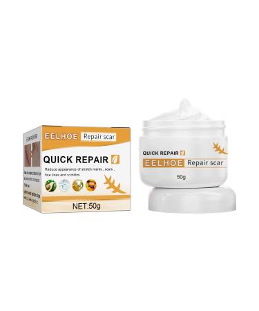 Scar Removal Stretch Marks Relief and Burns Mark Removal Facial Moisturizer Sensitive Skin (White One Size) White One Size