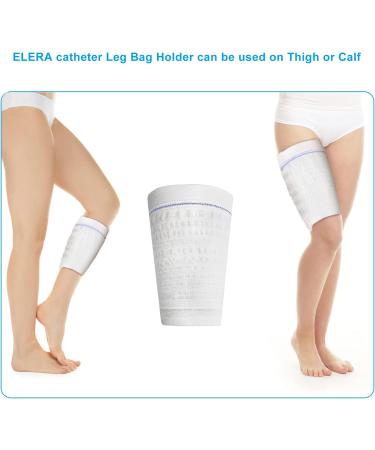 Elera 2PCs Foley Leg Bag Sleeves for Urinary Incontinence- Medium Size (Pack of 2) - Buy Online on GoSupps.com