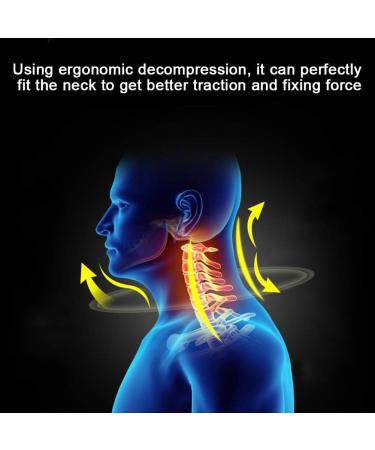Cervical Traction Pillow Breathable Neck Collar for Women Men - Buy Online on GoSupps.com