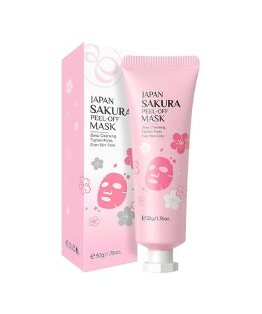 G n rique 50G Peel-Off Mask - Deep Cleansing and Oil Control | Hydrating Facial Mask with Cherry Blossom Extract | Pore Cleansing Impurity Removal and Quick Treatment