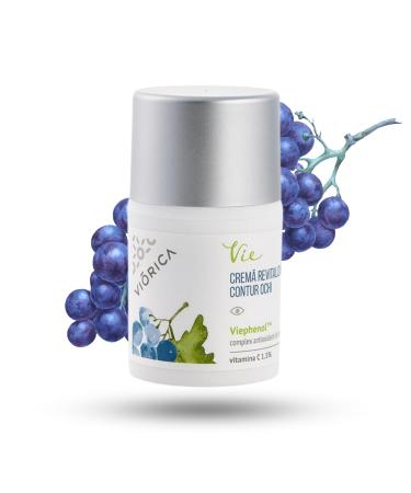 VIORICA Revitalizing eye contour cream - Anti-aging care for sensitive skin around the eyes - Reduces dark circles and puffiness moisturizing natural ingredients.