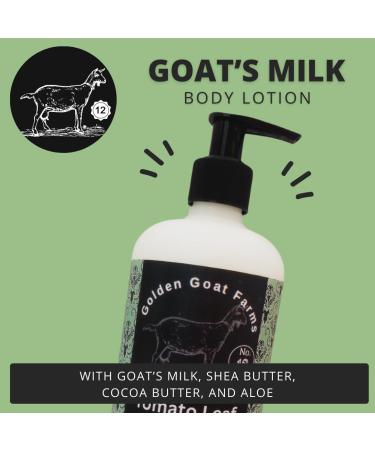 Golden Goat Farms Tomato Leaf Scented Body Lotion with Goat's Milk 12 Oz (2 Pack) - Buy Online on GoSupps.com