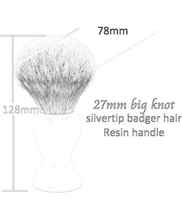 AnSafe Handmade Pure Badger Hair Shaving Brush - High Quality Multi-Functional Beard Foam & Wet Shaving Tool for Men - Buy Online on GoSupps.com