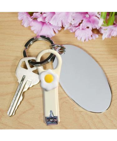 CUHZA 2 Piece Nail Clippers Set Nail Clippers Straight Clippers for Fingernails Nail Clippers Sharp Nail Cutter for Women Girls and Children (Yellow Green) - Buy Online on GoSupps.com