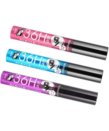 Angoily 3pcs Eyelash Mascara Extension Makeup Mascara Women Mascara Waterproof Mascara Eyelash Spoolies - Buy Online on GoSupps.com