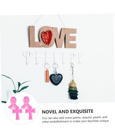 LALAFINA 4pcs Ribbon Silicone Mold Chocolate Silicone Molds Fondant Molds Ribbon Cross Mold Keychain Silicone Mold Orange Tassel for Jewelry Epoxy Silica Gel Puzzle Key Chain Pink - Buy Online on GoSupps.com