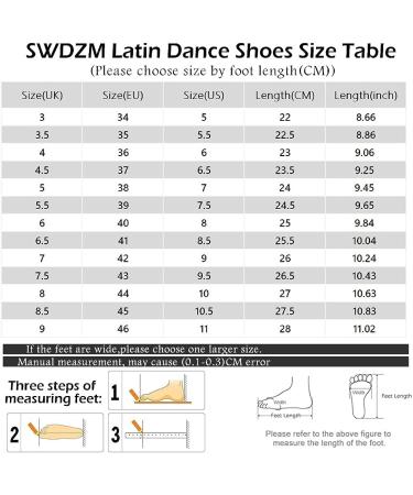 SWDZM Lace-up Ballroom Dance Shoes for Men & Women, Model MF2805, Black, 3.5cm Split Suede Sole - Size 7.5 - Buy Online on GoSupps.com
