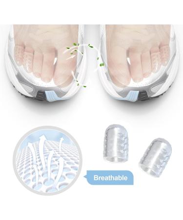 Silicone Anti-Friction Toe Protectors - 30 Pcs Gel Covers for Pain Relief Blisters & Corns - Breathable Soft Caps for Men & Women - Buy Online on GoSupps.com