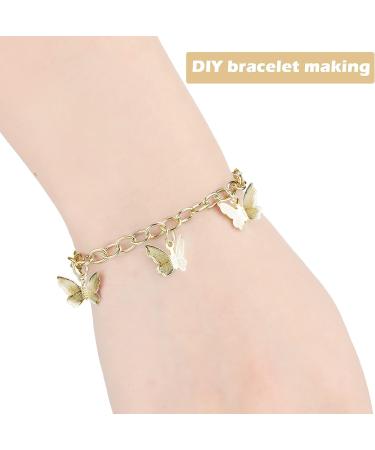 24 Piece Bracelet Chains with Toggle Clasp - DIY Jewelry Making Supplies in Gold, Silver, and Rose Gold - Buy Online on GoSupps.com