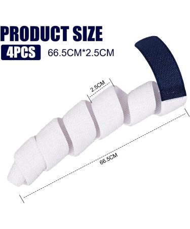 4 Pcs Catheter Leg Bag Straps Urine Drainage Bag Strap Washable and Reusable Leg Urinary Bag Fixation Tapes Anti Slip with Soft Elastic Fabric and Velcro Strap for Incontinence Urine Bag Men Women - Buy Online on GoSupps.com