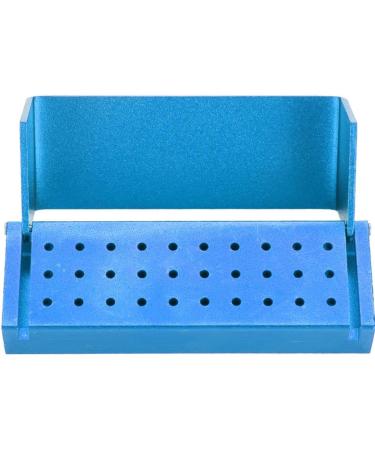 Dekayim Disinfection Box - 30 Holes Aluminum Case for Dental Burs | AutoClavable Tool Holder (Blue) - Shop Internationally! - Buy Online on GoSupps.com