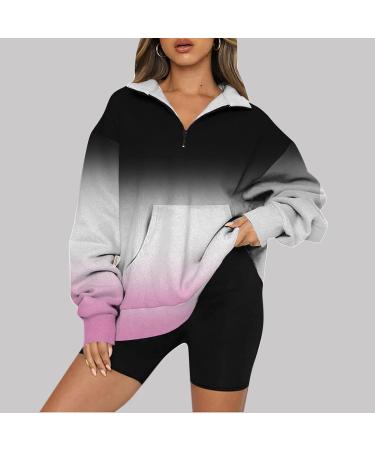 Shop Creoqiji Women's Cat Print Sweater Dress - Fashionable Casual Long-Sleeved Hoodie with Pockets - XXL Pink - Buy Online on GoSupps.com