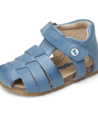 Falcotto Alby Closed Toe Leather Sandals - Blue Azzurro, Size 5 UK (0c03) - Buy Online on GoSupps.com