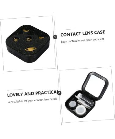 Partykindom Contact Lens Case - Travel Holder & Applicator for Colored Lenses | Eye Care Set - 7x7x2.5cm - Buy Online on GoSupps.com
