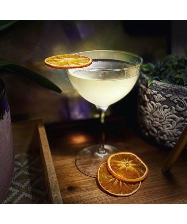 Extra Dry Dried Oranges For Cocktails | 100 Slices Approximately Dehydrated Oranges | Large Bag 228g Dried Orange Rings | - Buy Online on GoSupps.com