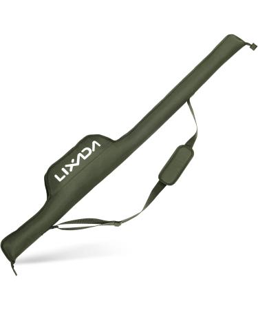 Lixada 55 Inch Portable Folding Fishing Rod Bag - Army Green | Protective Cover Case for Fishing Poles | Tackle Storage Solution - Buy Online on GoSupps.com