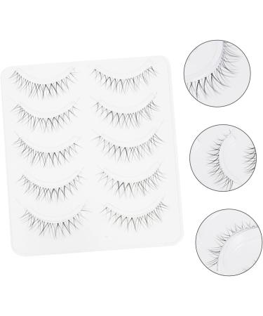 POPETPOP 5 Pairs Curling False Eyelashes Makeup Lashes 5d False Lash Extension Tools Segmented False Eyelashes Faux Eyelashes Eye Lashes Thick Eyelash No Slim Chemical Fiber Miss Adhesive - Buy Online on GoSupps.com