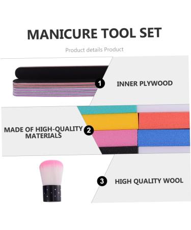 Ipetboom 1 Set Manicure Tool Polishing Set Nail Polishing File Buffer Buffing Block File Buffer Sanding Block File Manicure Tools Nail Manicure Kit Gel Nail Kits Tofu Cubes Multifunction - Buy Online on GoSupps.com