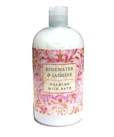 Greenwich Bay Rosewater Jasmine, Foaming Milk Bath with Buttermilk, Shea Butter and Cocoa Butter 16 oz 16 Fl Oz (Pack of 1)