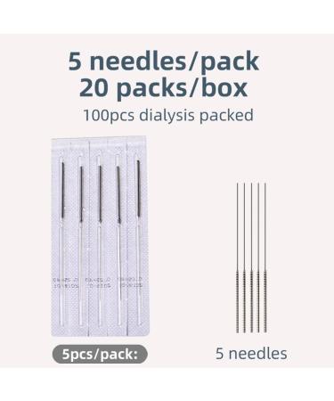100pcs ZHONGYAN TAIHE Sterile Disposable Needles for Beauty Massage & Pain Relief - 0.18*13 mm - Buy Online on GoSupps.com