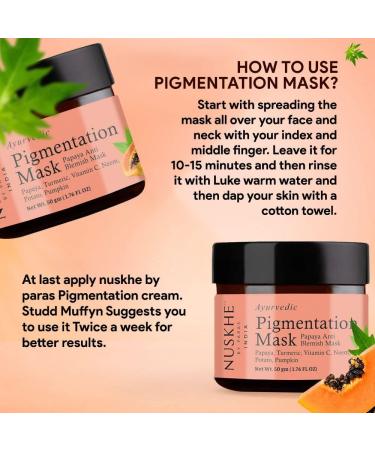 NU SKHE PA Papaya Pigmentation Combo - Brightening Cream & Mask for Men & Women - Fade Dark Spots & Even Skin Tone - Buy Online on GoSupps.com