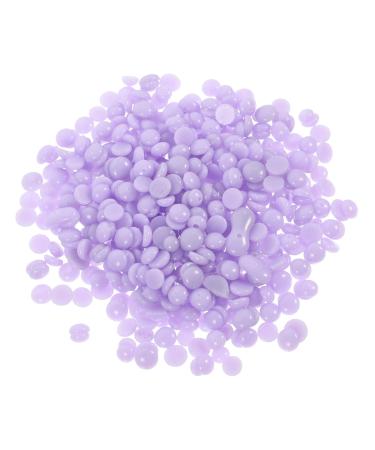 Minkissy hard wax beans 3 packs of wax beans for hair removal wax pearls for sensitive skin hair removal with wax hard wax bean beeswax face wax Violet 1 piece (1 Pack) purple
