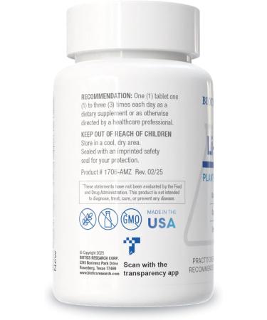 Biotics Research Li Zyme 50 micrograms Lithium as a Whole Food phytochemically Bound Lithium Highly bioavailable Supports Brain Function Memory and Mood Support 100 Tablets 100 Count (Pack of 1) - Buy Online on GoSupps.com