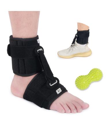 Shuyan Jiao Foot Up AFO Foot Drop Brace Adjustable Ankle Foot Orthosis Support for Men & Women and Kids - Improve Walking Gait  Achilles Tendon  Hemiplegia  Stroke & Pain Relief - Left & Right Foot